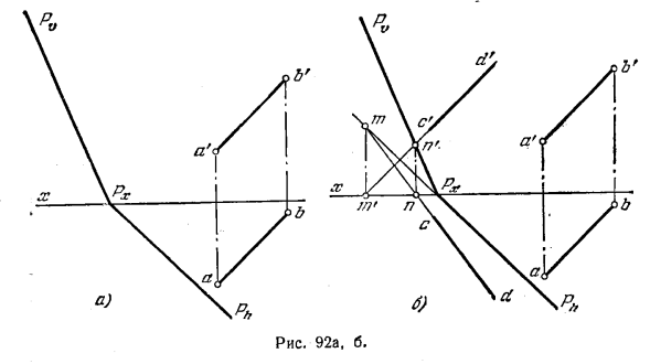 Рис 92.Параллельность прямой и плоскости и двух плоскостей
